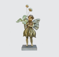James Coplestone Clover Fairy Garden Sculpture